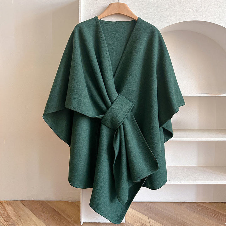 Buddha Stones ​​Winter-Schal, einfarbig, warm und kuschelig - Türkis - 160 x 110 cm - image 7