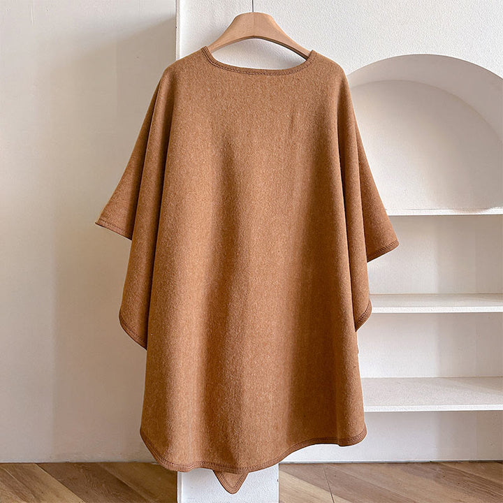 Buddha Stones ​​Winter-Schal, einfarbig, warm und kuschelig - image 5