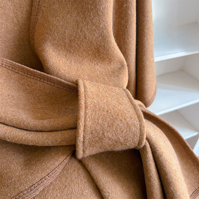 Buddha Stones ​​Winter-Schal, einfarbig, warm und kuschelig - image 6