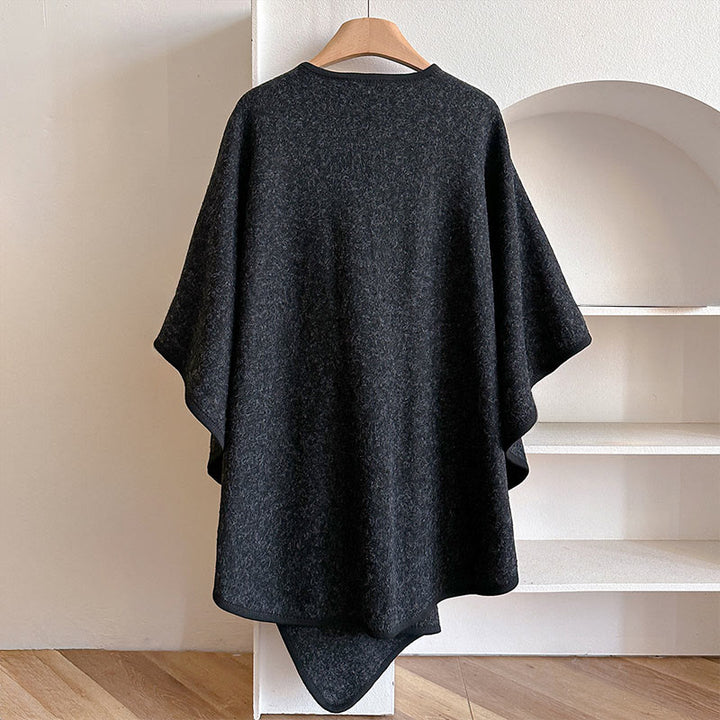 Buddha Stones ​​Winter-Schal, einfarbig, warm und kuschelig - image 11