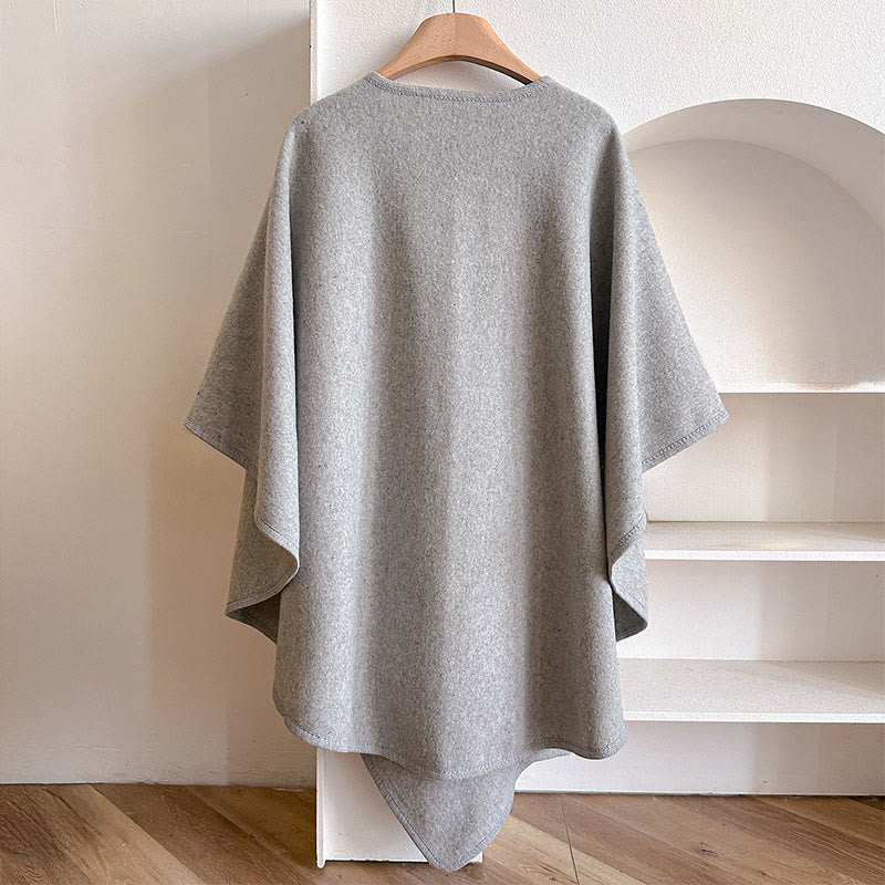 Buddha Stones ​​Winter-Schal, einfarbig, warm und kuschelig - image 14