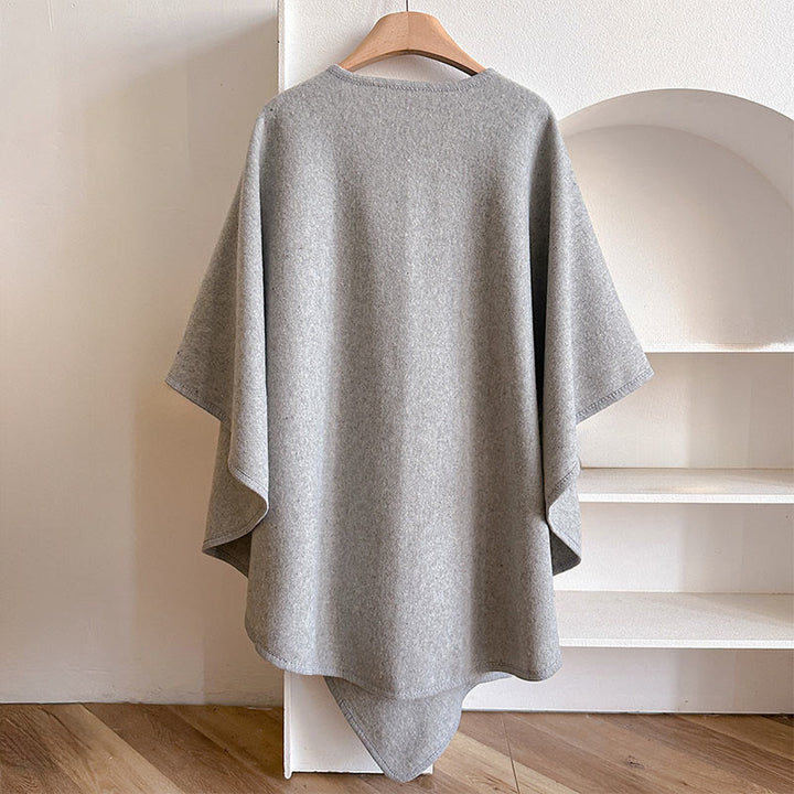 Buddha Stones ​​Winter-Schal, einfarbig, warm und kuschelig - image 14