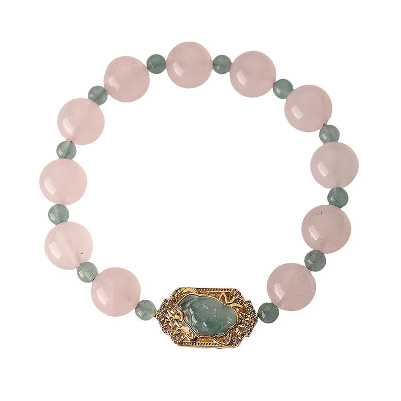 Buddha Stones aus Rosenquarz und Jade – Symbol der Fürsorge und Güte - image 4