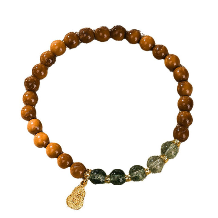 Buddha Stones ​​Kuka-Samen Grünes Phantom Armband zum Abwehren böser Geister - image 3