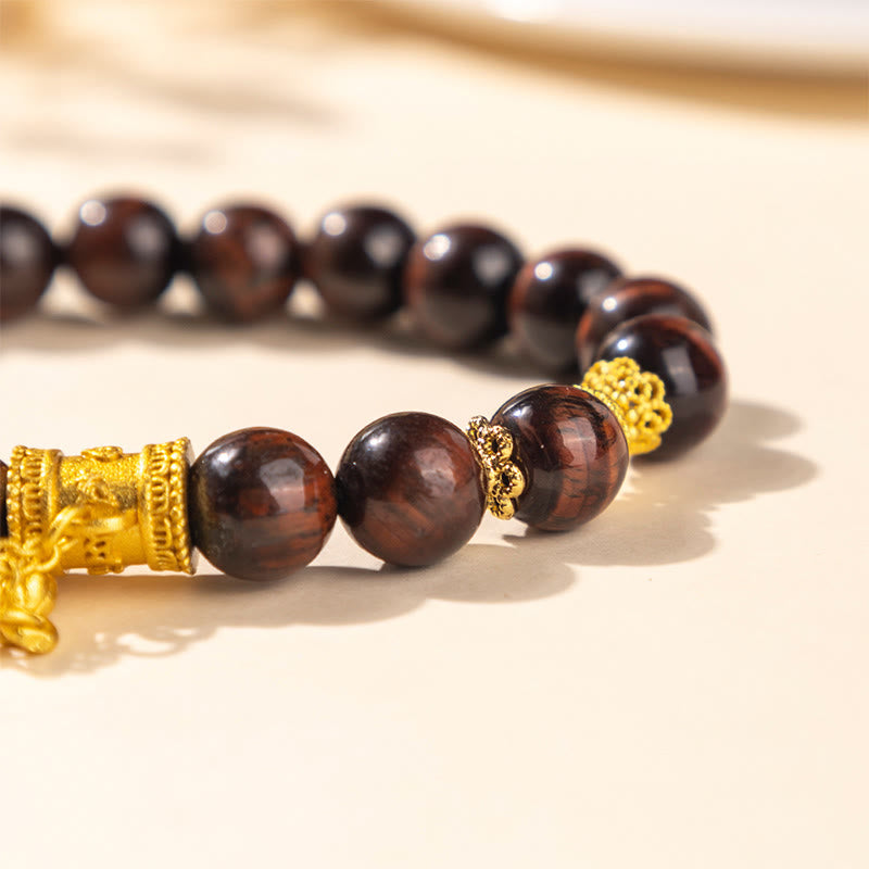 Buddha Stones, verschiedene Tigeraugenlegierungs-Balance-Armband - image 3