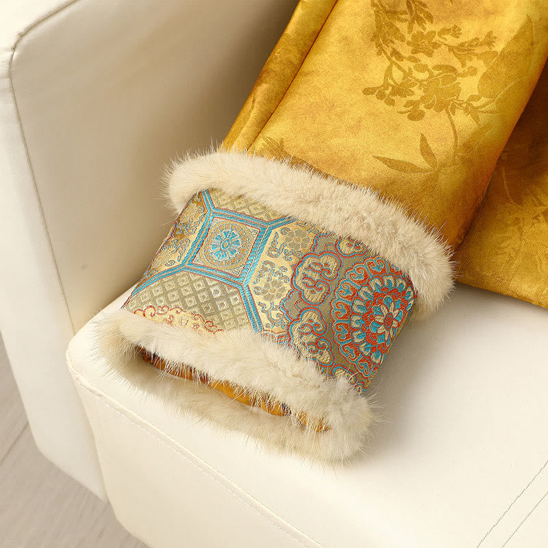 Damen-Langarmjacke mit Buddha Stones, Froschknopfverschluss und traditionellen chinesischen Mustern, dick gefüttert  - image 8