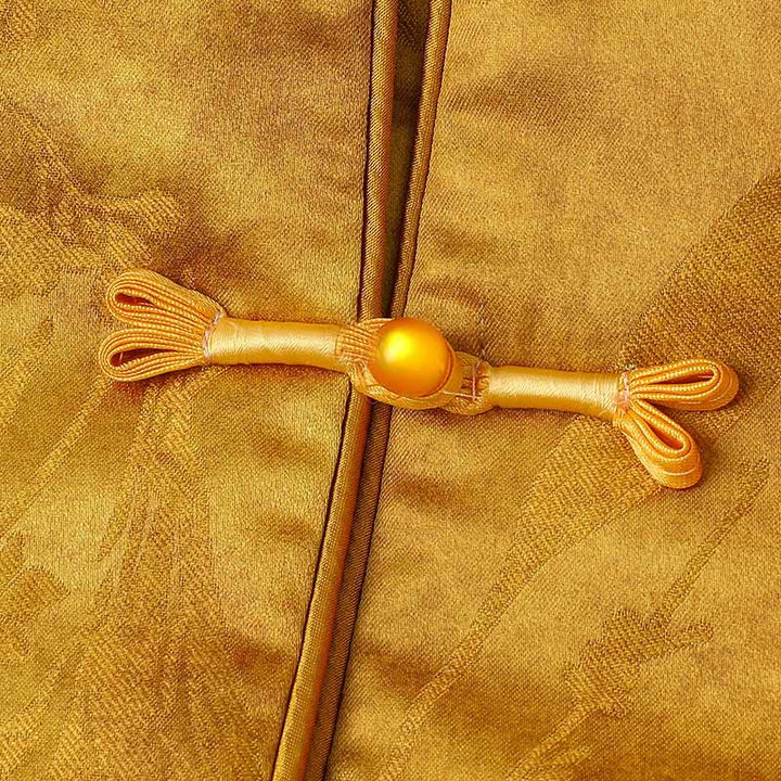 Damen-Langarmjacke mit Buddha Stones, Froschknopfverschluss und traditionellen chinesischen Mustern, dick gefüttert  - image 5