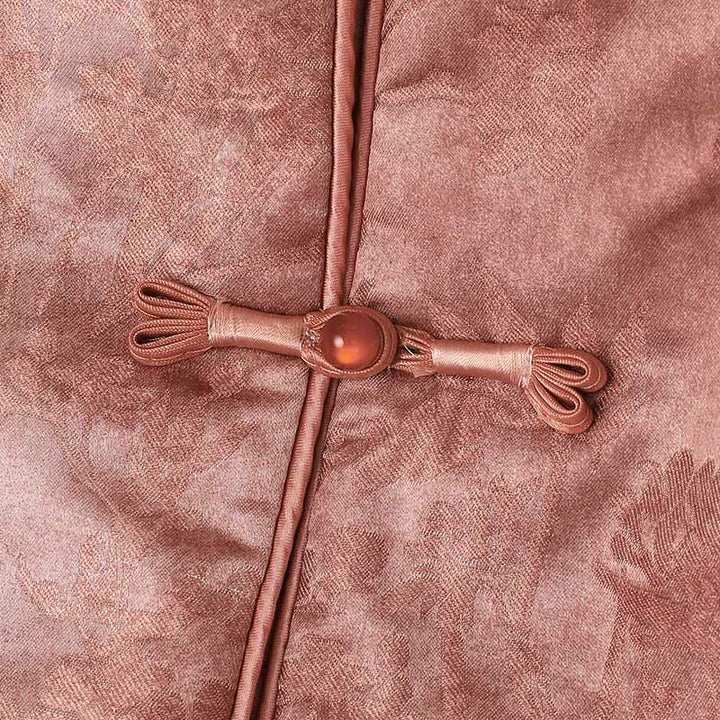 Damen-Langarmjacke mit Buddha Stones, Froschknopfverschluss und traditionellen chinesischen Mustern, dick gefüttert  - image 23