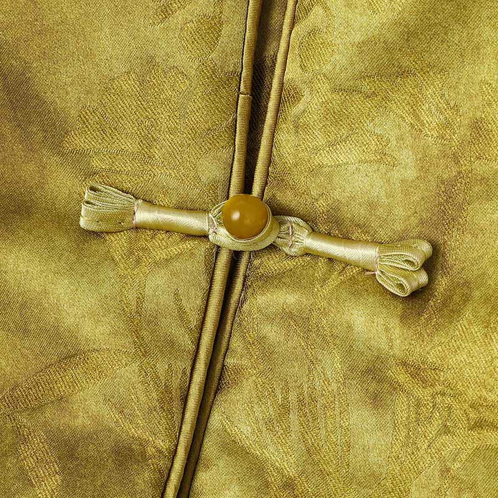 Damen-Langarmjacke mit Buddha Stones, Froschknopfverschluss und traditionellen chinesischen Mustern, dick gefüttert  - image 15