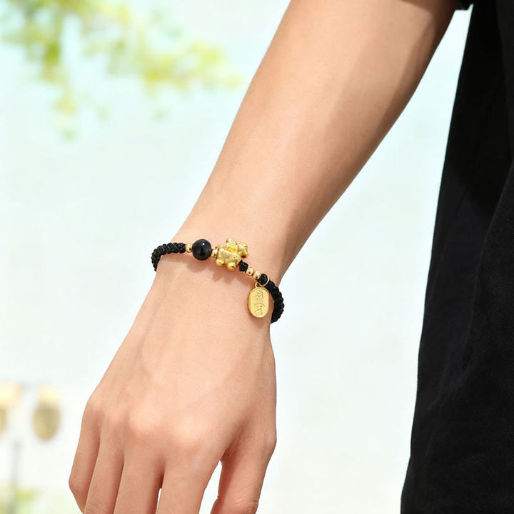 Buddha Stones ​​Armband aus 999er Sterlingsilber – Jahr des Pferdes – Friedlicher und reicher Erfolg - image 9