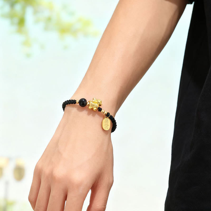 Buddha Stones ​​Armband aus 999er Sterlingsilber – Jahr des Pferdes – Friedlicher und reicher Erfolg - image 9