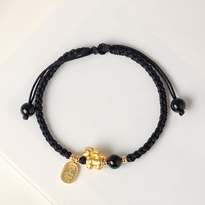 Buddha Stones ​​Armband aus 999er Sterlingsilber – Jahr des Pferdes – Friedlicher und reicher Erfolg - image 8