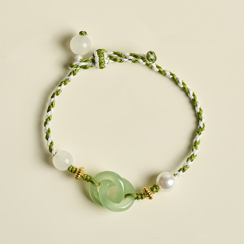 Buddha Stones, geflochtenes Seil, Friedensschnalle, Liebes- und Ruhearmband - image 2