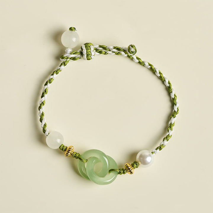 Buddha Stones, geflochtenes Seil, Friedensschnalle, Liebes- und Ruhearmband - image 2