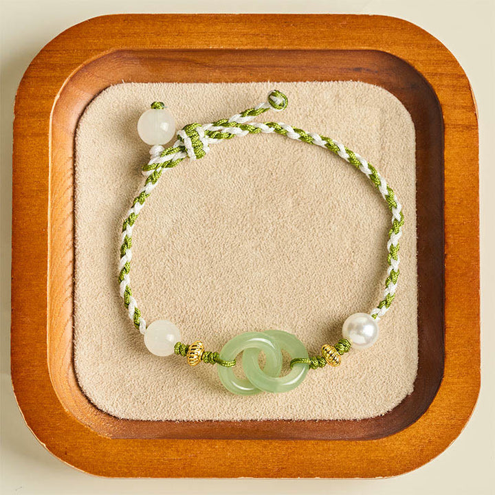 Buddha Stones, geflochtenes Seil, Friedensschnalle, Liebes- und Ruhearmband - image 3