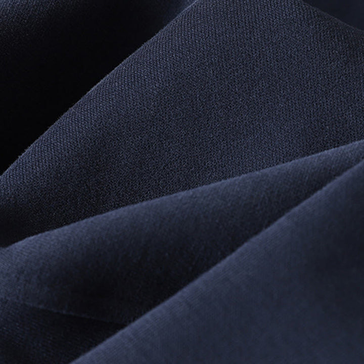 Buddha Stones Mitternachtsblaue Damen-Hose mit weitem Bein, Reißverschluss, Thermofleece-Futter und Taschen - image 6