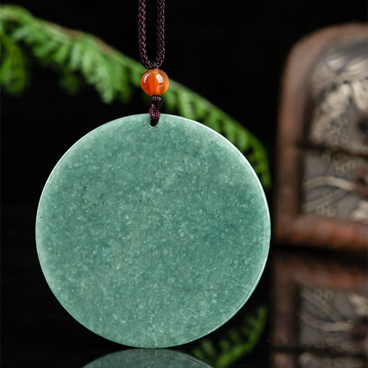 Buddha Stones ​​Jade-Halskette mit Anhängern – Symbol für Fülle und Glück im Jahr des Pferdes - image 8