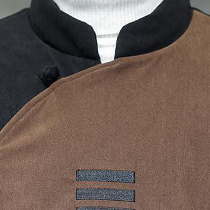 Buddha Stones Winter Yin Yang Tai Chi Cordjacke für Herren mit langen Ärmeln und Taschen - image 8