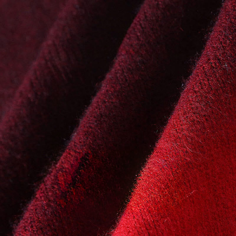 Winterpullover mit Buddha Stones, Stehkragen, Farbverlauf, warmer Herren-Langarmstrickpullover - image 7