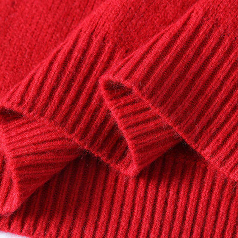 Winterpullover mit Buddha Stones, Stehkragen, Farbverlauf, warmer Herren-Langarmstrickpullover - image 5