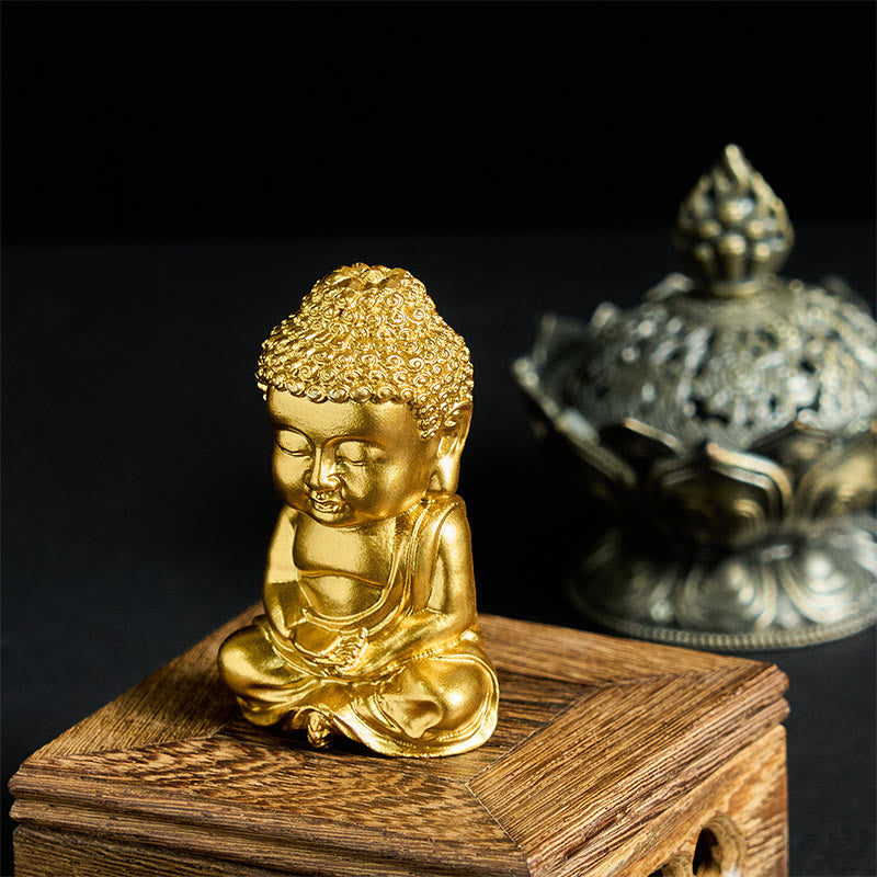 Buddha Stones ​​Tathagata Buddha-Statue Kühlschrankmagnet Heimdekoration - A1-Format 3,8 x 6,7 x 3 cm (mit Magnetrückseite) - image 0