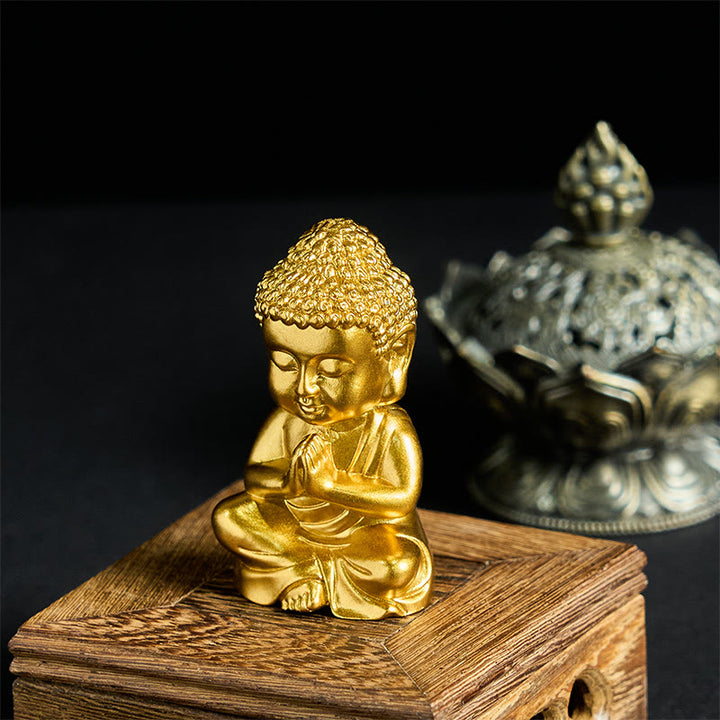 Buddha Stones ​​Tathagata Buddha-Statue Kühlschrankmagnet Heimdekoration - A2-Format 4,1 x 7 x 3 cm (mit Magnetrückseite) - image 6
