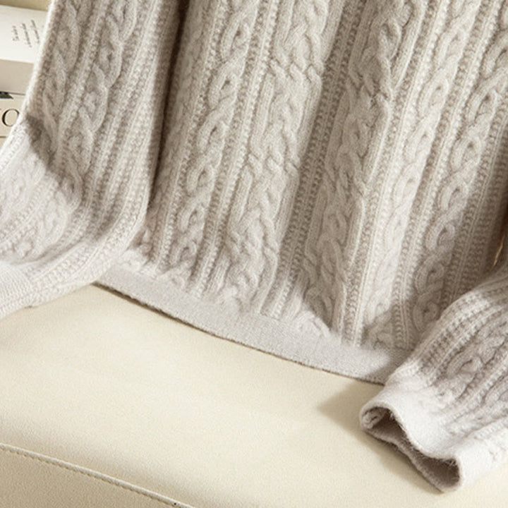 Lässiger Winter-Strickcardigan aus Baumwolle für Damen mit Buddha Stones, gedrehten Knöpfen und langen Ärmeln – ein echter Hingucker! - image 39