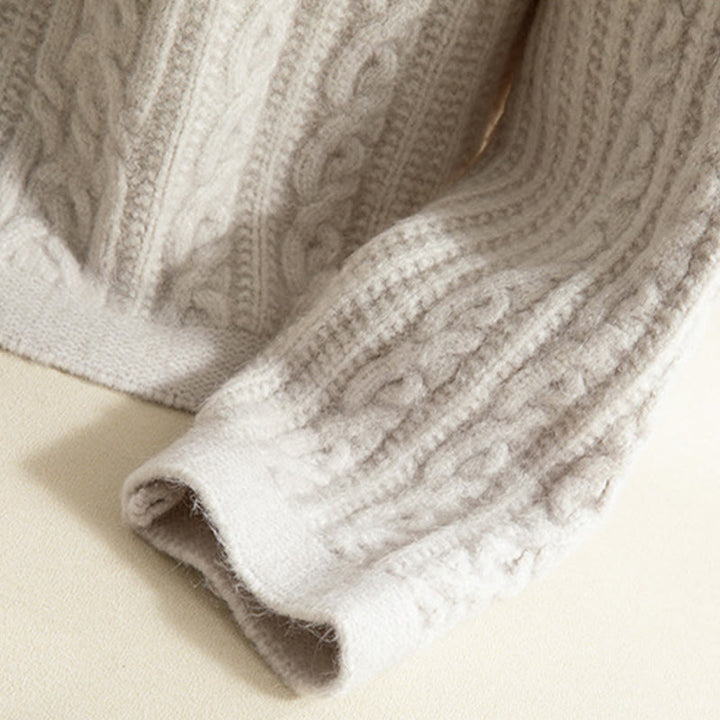 Lässiger Winter-Strickcardigan aus Baumwolle für Damen mit Buddha Stones, gedrehten Knöpfen und langen Ärmeln – ein echter Hingucker! - image 41