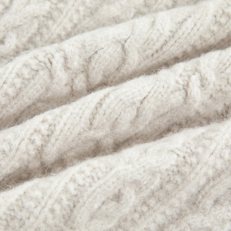 Lässiger Winter-Strickcardigan aus Baumwolle für Damen mit Buddha Stones, gedrehten Knöpfen und langen Ärmeln – ein echter Hingucker! - image 44