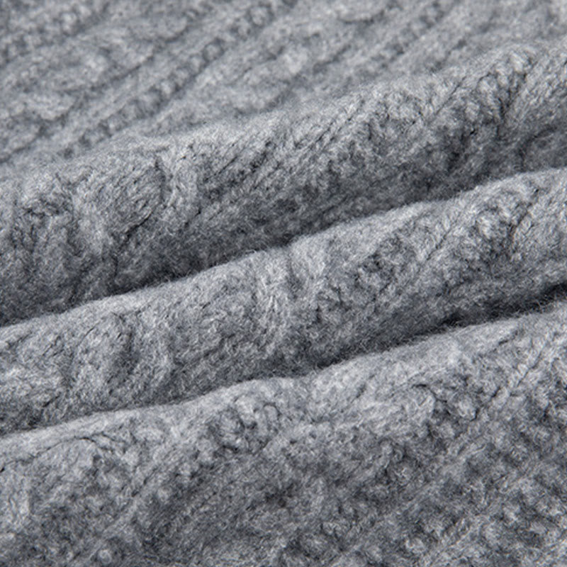 Lässiger Winter-Strickcardigan aus Baumwolle für Damen mit Buddha Stones, gedrehten Knöpfen und langen Ärmeln – ein echter Hingucker! - image 29