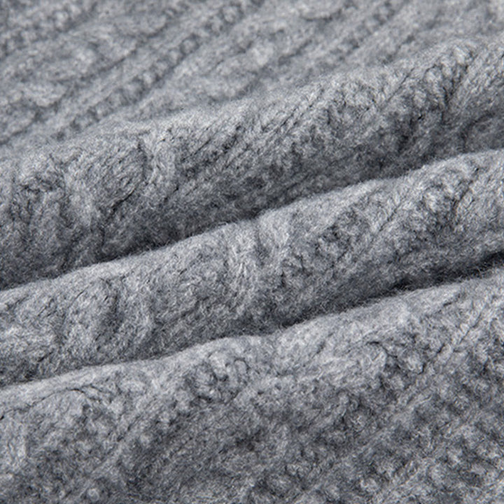 Lässiger Winter-Strickcardigan aus Baumwolle für Damen mit Buddha Stones, gedrehten Knöpfen und langen Ärmeln – ein echter Hingucker! - image 29