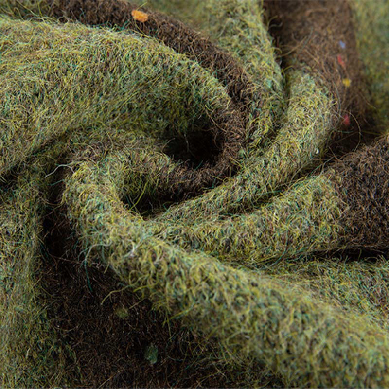 Buddha Stones ​​Winterstreifenmuster Rundhals Langarm Damen Baumwollpullover - image 16