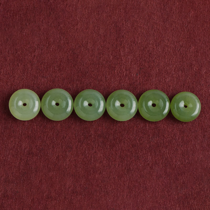 Buddha Stones, natürliches Hetian-Jade-Friedensarmband mit Schnalle, Fülle-Armband und Fußkettchen - image 16