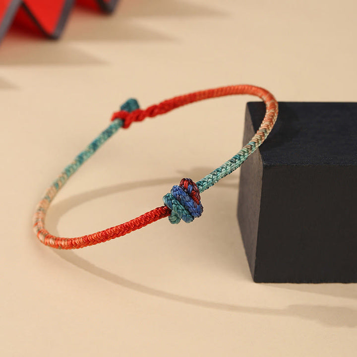 Buddha Stones, farbige Schnur, handgewebte Knoten, Stärke-Armband - image 2
