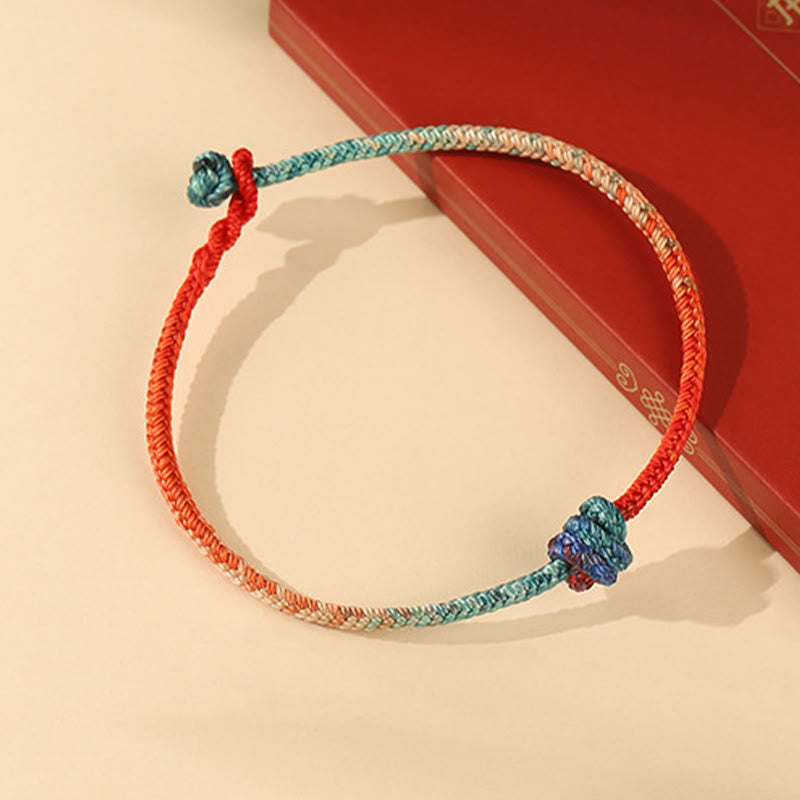 Buddha Stones, farbige Schnur, handgewebte Knoten, Stärke-Armband - image 1