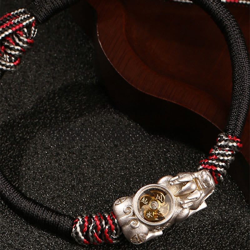 Buddha Stones ​​Pi Xiu Reichtum Glück Handgewebtes Seilarmband - image 7