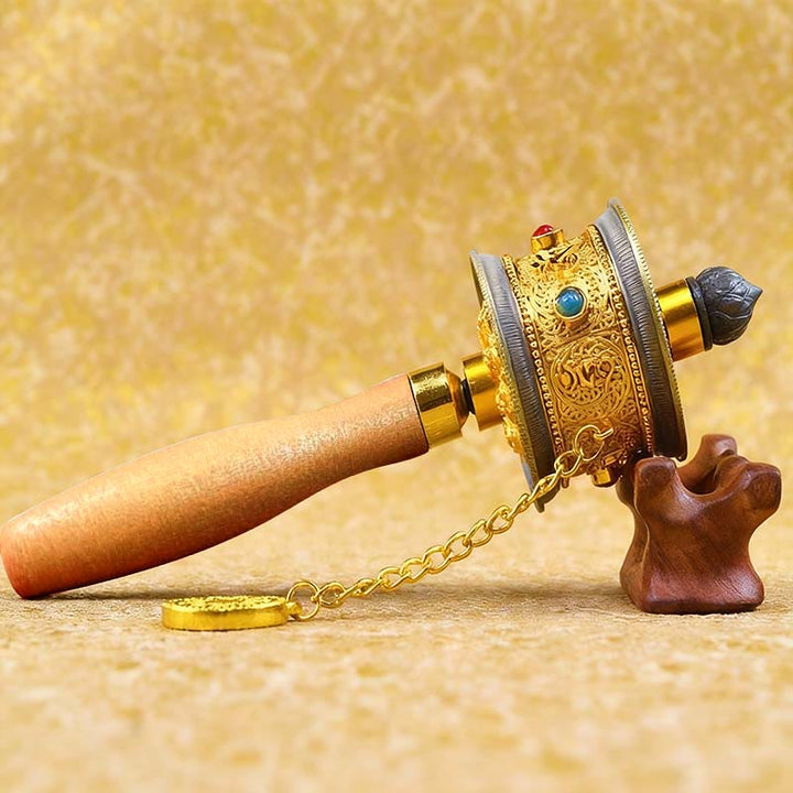 Tibetische Glücksgebetsmühle-Dekoration - image 2