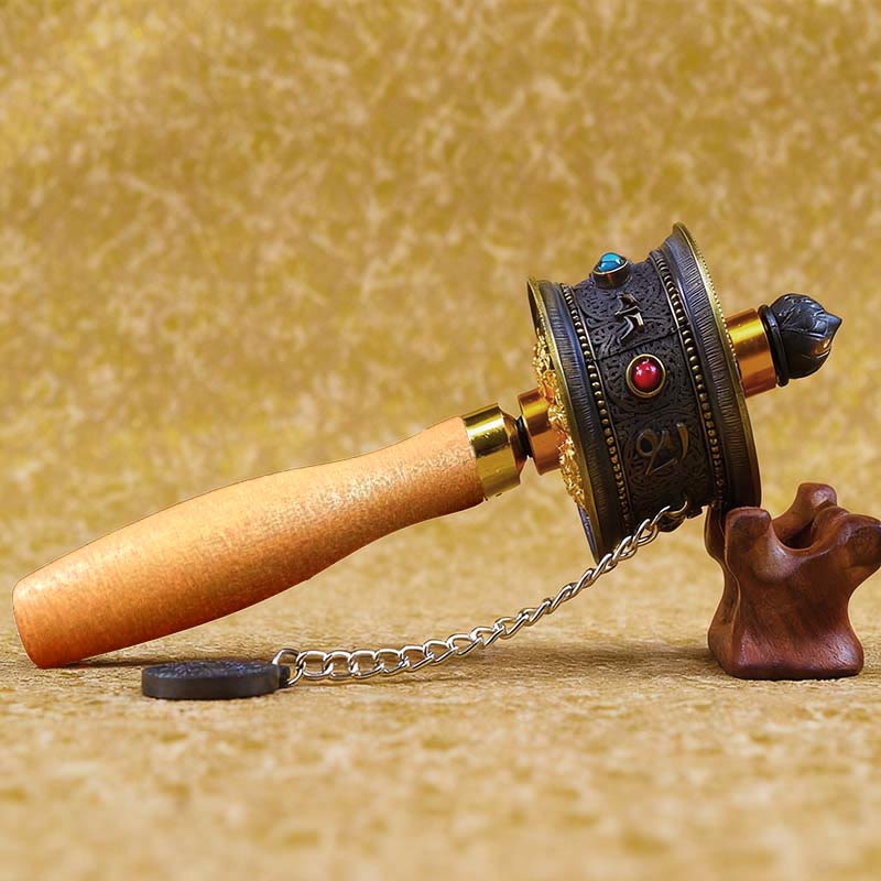 Tibetische Glücksgebetsmühle-Dekoration - image 4