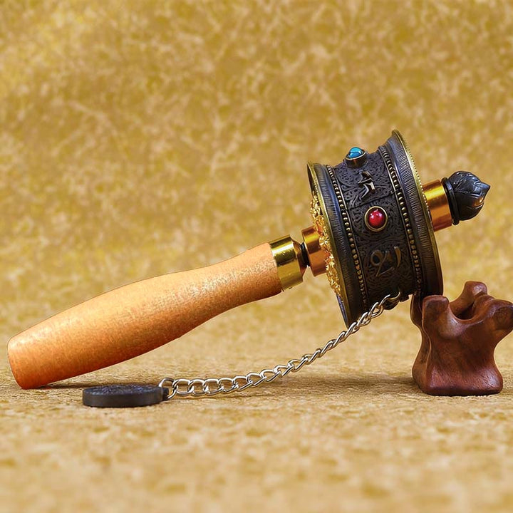 Tibetische Glücksgebetsmühle-Dekoration - image 4