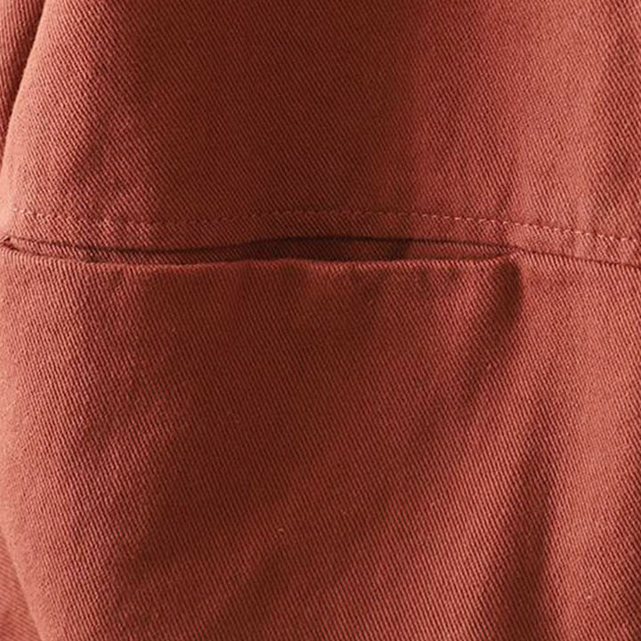 Buddha Stones Herbst-Baumwolljacke mit Knöpfen, langen Ärmeln und Taschen für Damen - image 6