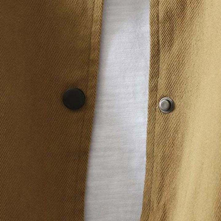 Buddha Stones Herbst-Damenjacke mit langen Ärmeln, Knopfleiste und Taschen - image 21