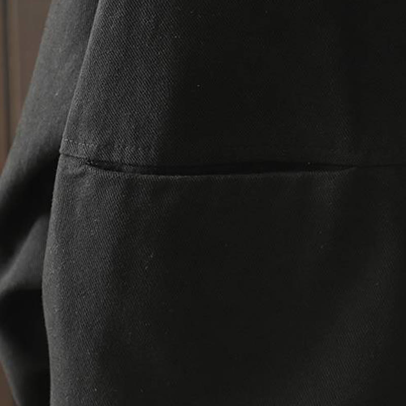 Buddha Stones Herbst-Baumwolljacke mit Knöpfen, langen Ärmeln und Taschen für Damen - image 28