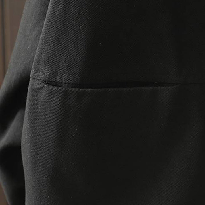 Buddha Stones Herbst-Baumwolljacke mit Knöpfen, langen Ärmeln und Taschen für Damen - image 28