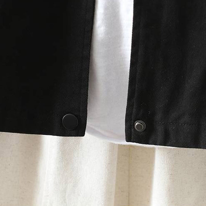 Buddha Stones Herbst-Baumwolljacke mit Knöpfen, langen Ärmeln und Taschen für Damen - image 30