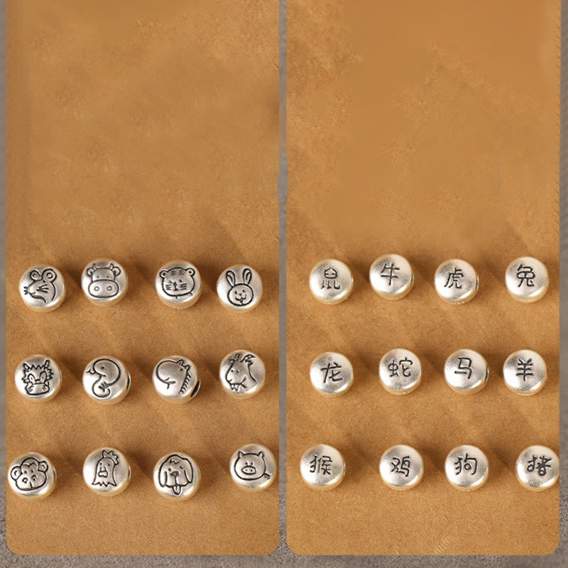 Buddha Stones, 999er Sterlingsilber, Jahr des Pferdes, Chinesisches Tierkreiszeichen, geflochtenes Glücksarmband - image 55