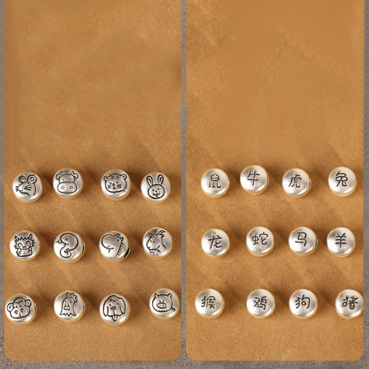 Buddha Stones, 999er Sterlingsilber, Jahr des Pferdes, Chinesisches Tierkreiszeichen, geflochtenes Glücksarmband - image 55