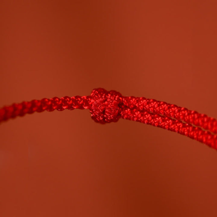 Buddha Stones, 999 Sterling Silber, Jahr des Pferdes, 925 Sterling Silber, Friedens- und Freude-Anhänger, geflochtenes Glücksarmband/Fußkettchen - image 7