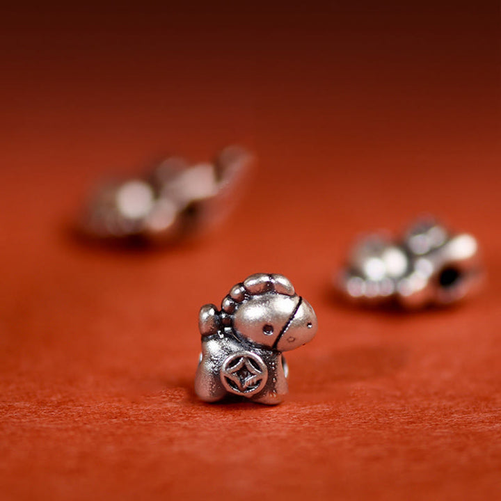 Buddha Stones, 999 Sterling Silber, Jahr des Pferdes, 925 Sterling Silber, Glockenschnur, Glücksarmband für Kinder und Erwachsene - image 18