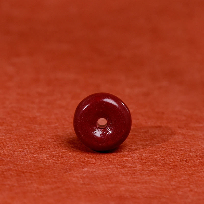 Buddha Stones Friedensarmband mit Zinnober-Schnalle, handgefertigt, verstellbar, mit Segenssymbol - image 9