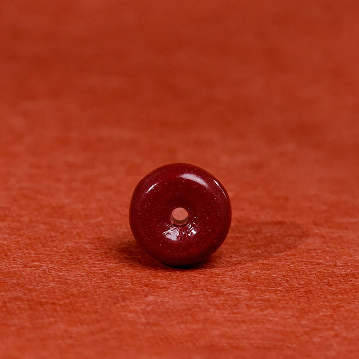 Buddha Stones Friedensarmband mit Zinnober-Schnalle, handgefertigt, verstellbar, mit Segenssymbol - image 9